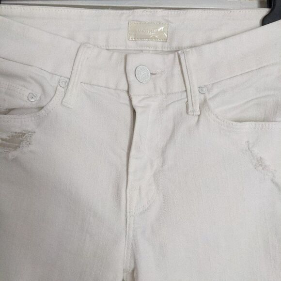 MOTHER | The Looker 'Stayin' Rowdy' white - Picture 11 of 15